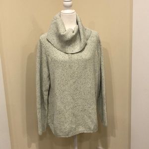 Talbots Cowlneck cable knit sweater
